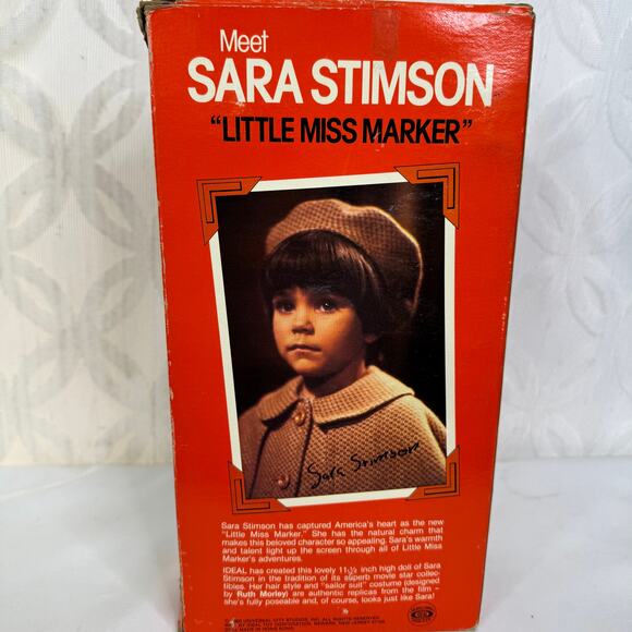 5 for $25| Little Miss Marker Sara Stimson doll - Picture 8 of 8